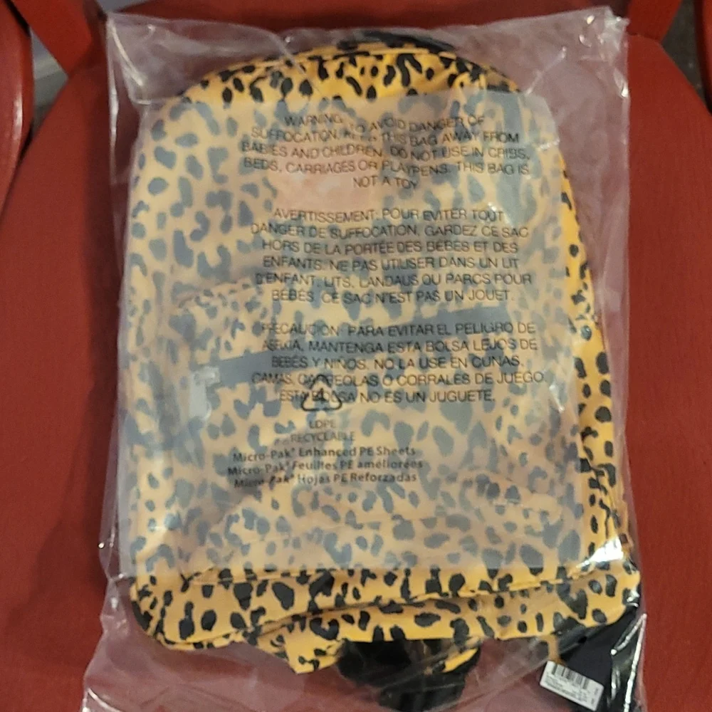 Pura Vida Mini Leopard Backpack - Picture 2 of 4